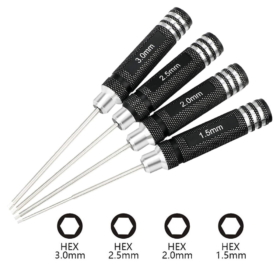 4 Pieces Hex Screwdriver Set