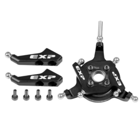 OSHM4126B M4 Explore Blade Grip Arm & Swashplate Set - Black