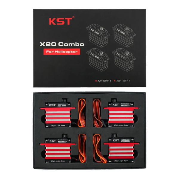 KST X20 Brushless Servo Combo Set Boxed