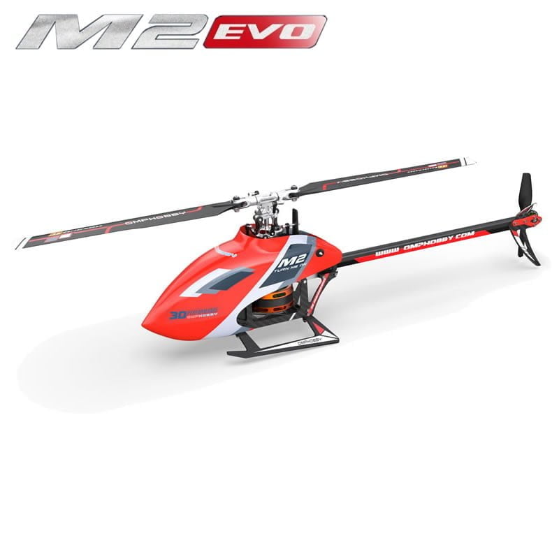 OMP M2 EVO RC Helicopter Red