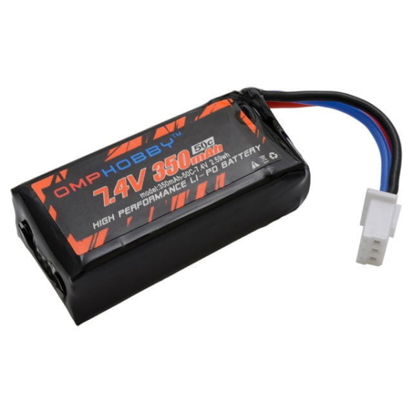 OSHM1024 OMPHOBBY M1 Lithium Battery 7.4V 350mAh 50C