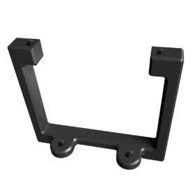 OSHM4019B Square Frame Brace - Black