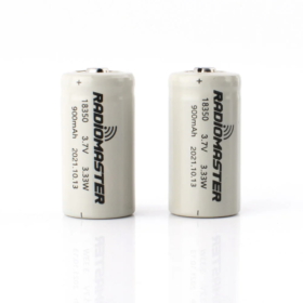 RadioMaster 18350 900mAh 3.7V Li‑Ion Battery (2 pack)