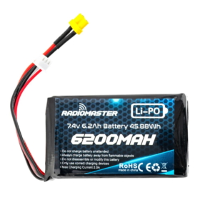 RadioMaster 2S 7.4V 6200mAh LiPo Battery